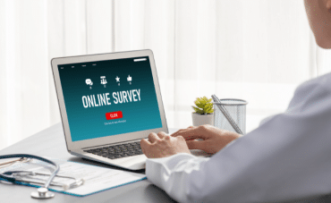 Online healthcare survey collecting real-world evidence from doctors and patients through digital questionnaire interface